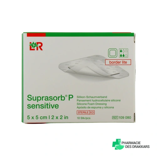 Suprasorb P Sensitive Pansements Hydrocellulaires siliconés