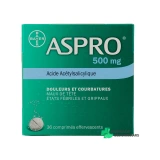 Aspro 500 mg - Vue 360°