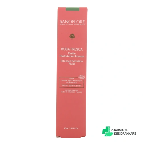 Sanoflore Rosa Fresca Soin Hydratation Intense