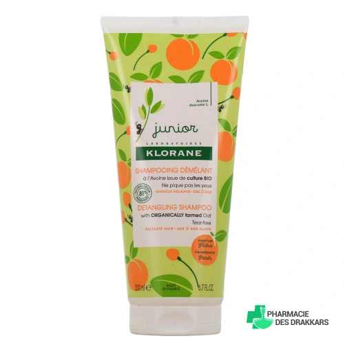 Klorane Junior Shampooing Démêlant Pêche