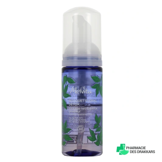 Melvita Bouquet Floral Détox Mousse Nettoyante Légère