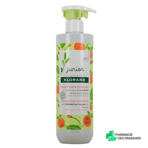 Klorane Junior Shampooing Démêlant Pêche