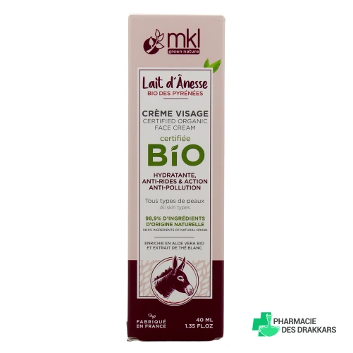 MKL Crème Visage Lait d'ânesse Bio