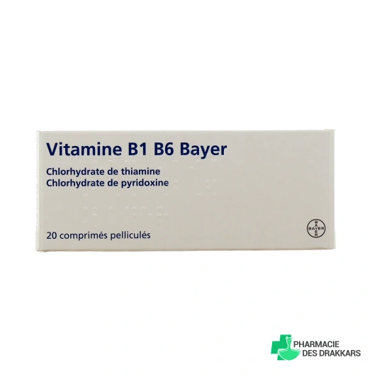 Vitamines B1 B6 Comprimés Bayer