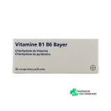 Vitamines B1 B6 Comprimés Bayer - Vue 360°