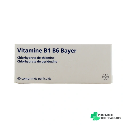 Vitamines B1 B6 Comprimés Bayer