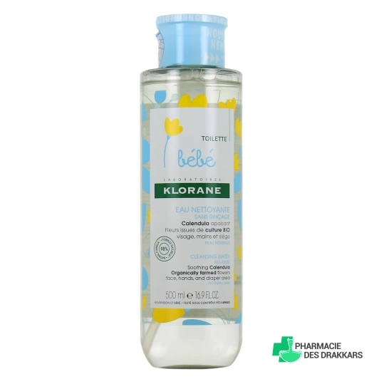 Klorane Bébé Eau Nettoyante Sans Rinçage