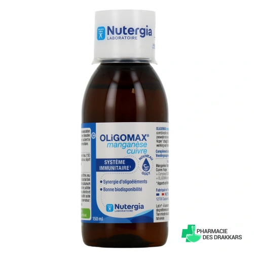Nutergia Oligomax Manganèse Cuivre