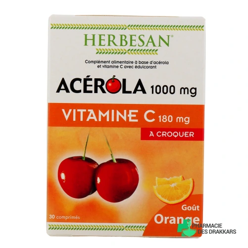 Herbesan Acerola goût orange 1000