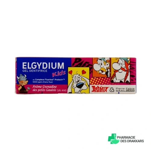 Elgydium Protection Caries Kids Grenadine - Vue 360°