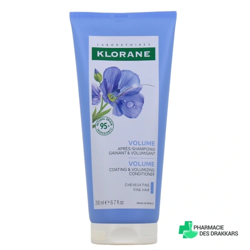 Klorane Volume Baume Après-shampooing au Lin Bio