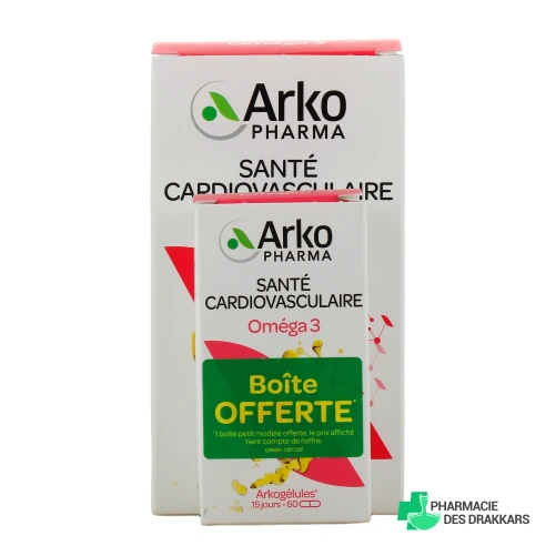 Arkogélules Huile d'OMEGA3 d'Origine Marine