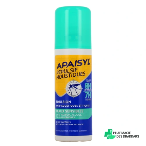 Apaisyl Répulsif Moustiques Emulsion Peaux Sensibles