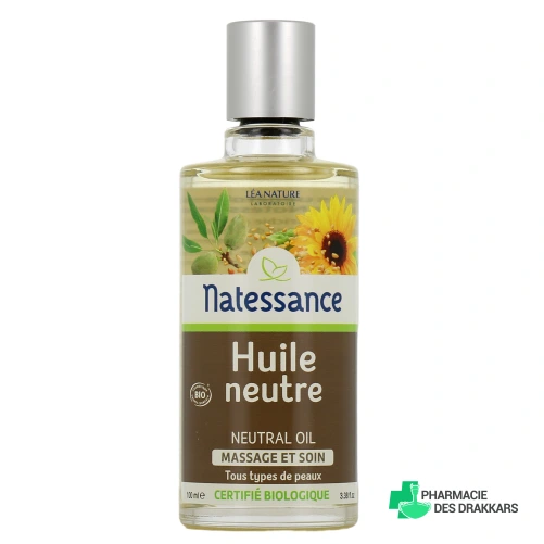 Natessance Huile Neutre Bio Massage et Soin