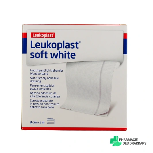 Leukoplast Soft White Pansement Peau Sensible