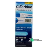 Clearblue Test de Grossesse Testez et Confirmez - Vue 360°