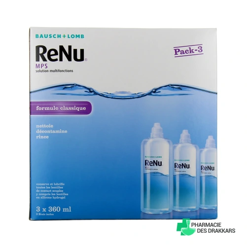 Renu MPS Solution Multifonctions pour Lentilles de Contact