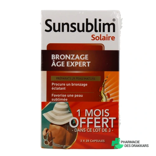 Sunsublim Solaire Bronzage Âge Expert