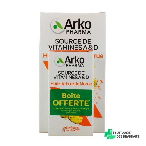 Arkogélules Huile de Foie de Morue