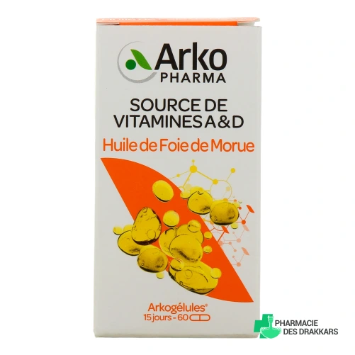 Arkogélules Huile de Foie de Morue