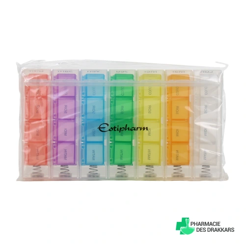 Estipharm Pilulier Hebdomadaire Rectangulaire