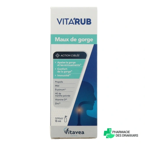 Vitavea Vita'Rub Maux de Gorge