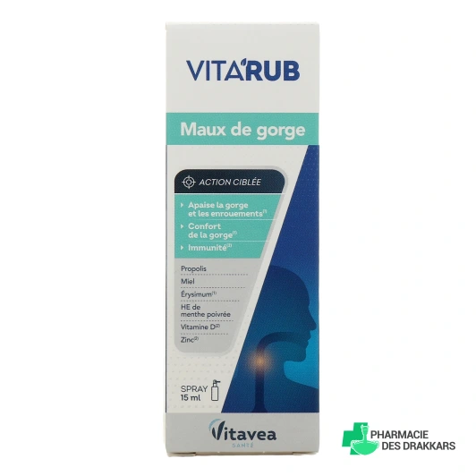 Vitavea Vita'Rub Maux de Gorge