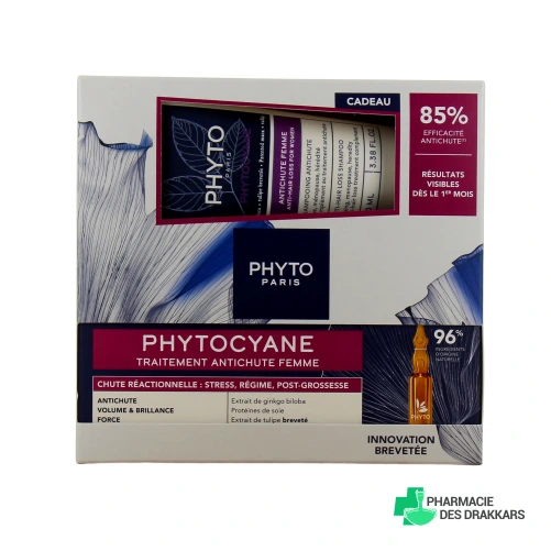 Phytocyane Femme Traitement Antichute Réactionnelle