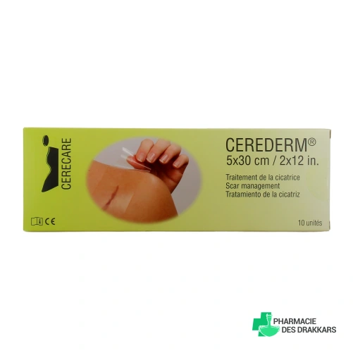 Cerederm Pansement Siliconé Rectangulaire