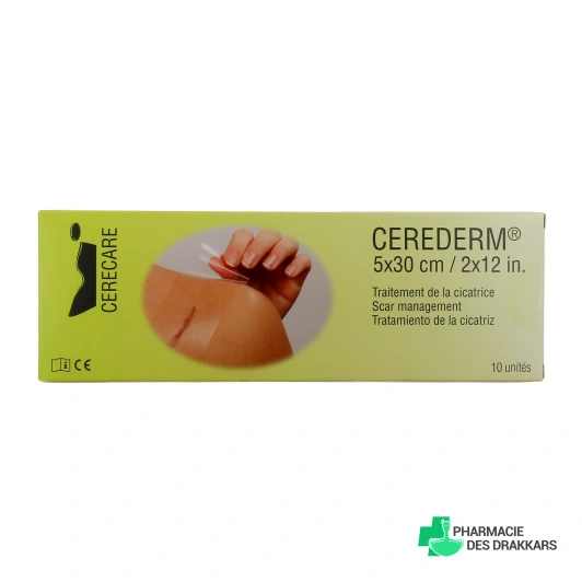 Cerederm Pansement Siliconé Rectangulaire