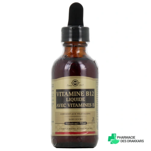 Solgar Vitamine B12 Liquide Avec Vitamines B