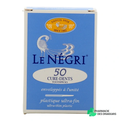 Le Négri Cure-Dents en Plastique Ultra-Fin