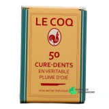 Le Coq Cure-Dents en Plume d'Oie - Vue 360°