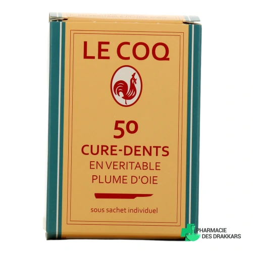Le Coq Cure-Dents en Plume d'Oie