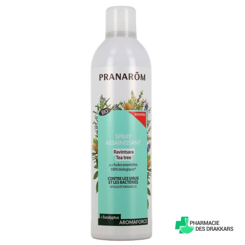 Pranarom Aromaforce Spray Assainissant Ravintsara Tea-Tree BIO
