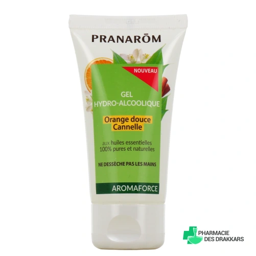 Pranarom Gel hydro-alcoolique Orange douce Cannelle