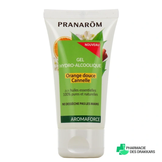 Pranarom Gel hydro-alcoolique Orange douce Cannelle