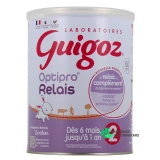 Guigoz Optipro Relais Lait 2ème âge - Vue 360°