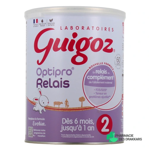 Guigoz Optipro Relais Lait 2ème âge