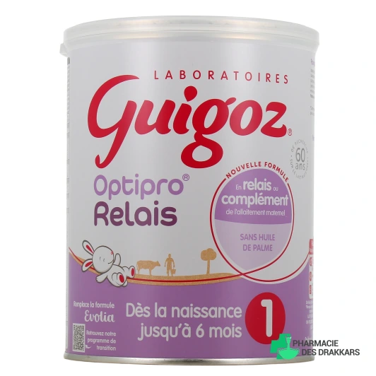 Guigoz Optipro Relais 1 Lait 1er âge