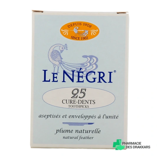 Le Négri Cure-Dents en Plume Naturelle