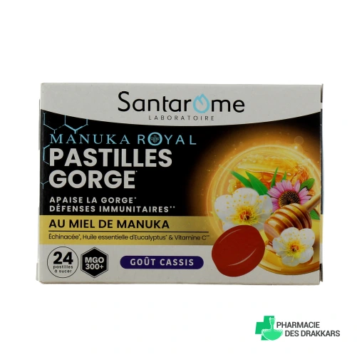 Santarome Pastilles Gorge au Miel de Manuka