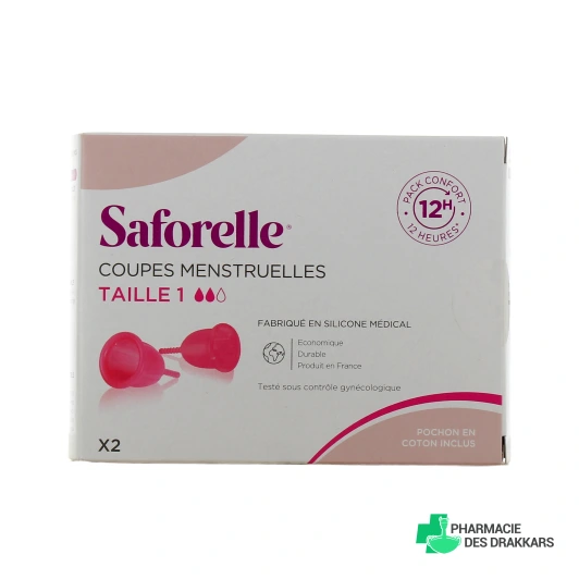 Saforelle Cup Protect Coupe Menstruelle x2