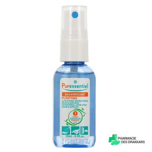 Lotion Spray Antibactérien Assainissant Mains et Surfaces