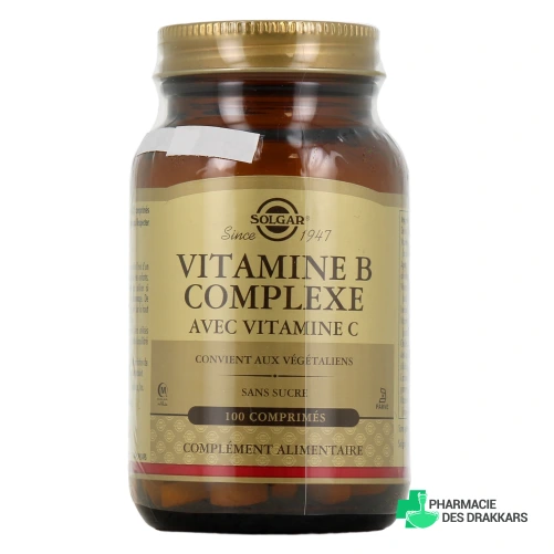 Solgar Vitamine B Complexe Avec Vitamine C