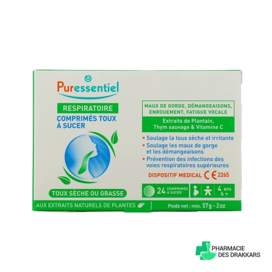 Puressentiel Respiratoire Comprimés Toux