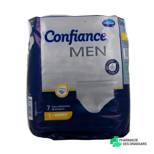 Confiance Men Sous-Vêtements Absorbants