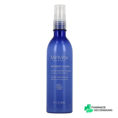 Melvita Bouquet Floral Lait Démaquillant Douceur