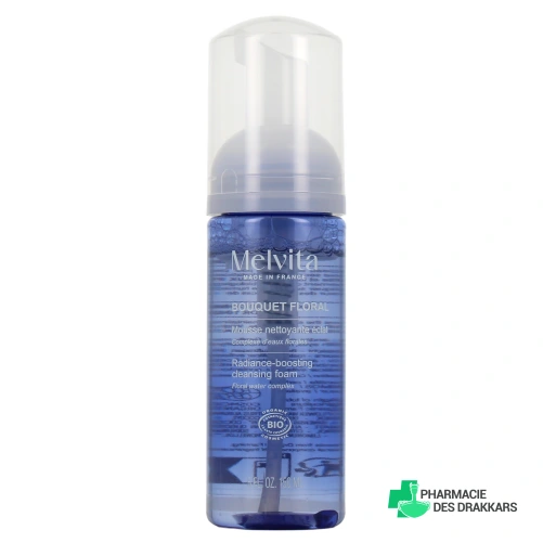 Melvita Bouquet Floral Mousse Nettoyante Eclat
