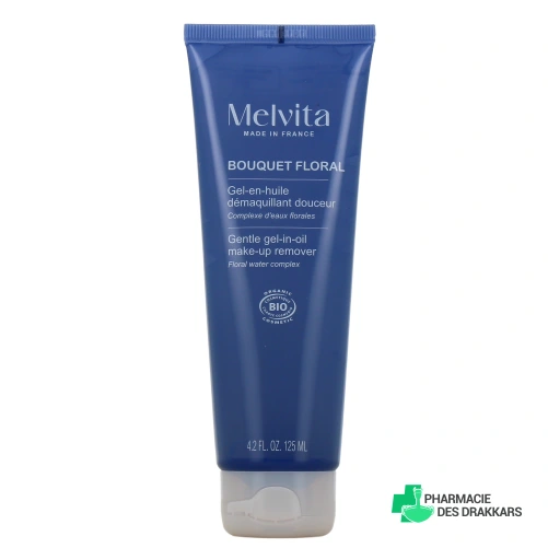 Melvita Bouquet Floral Gel-en-Huile Démaquillant
